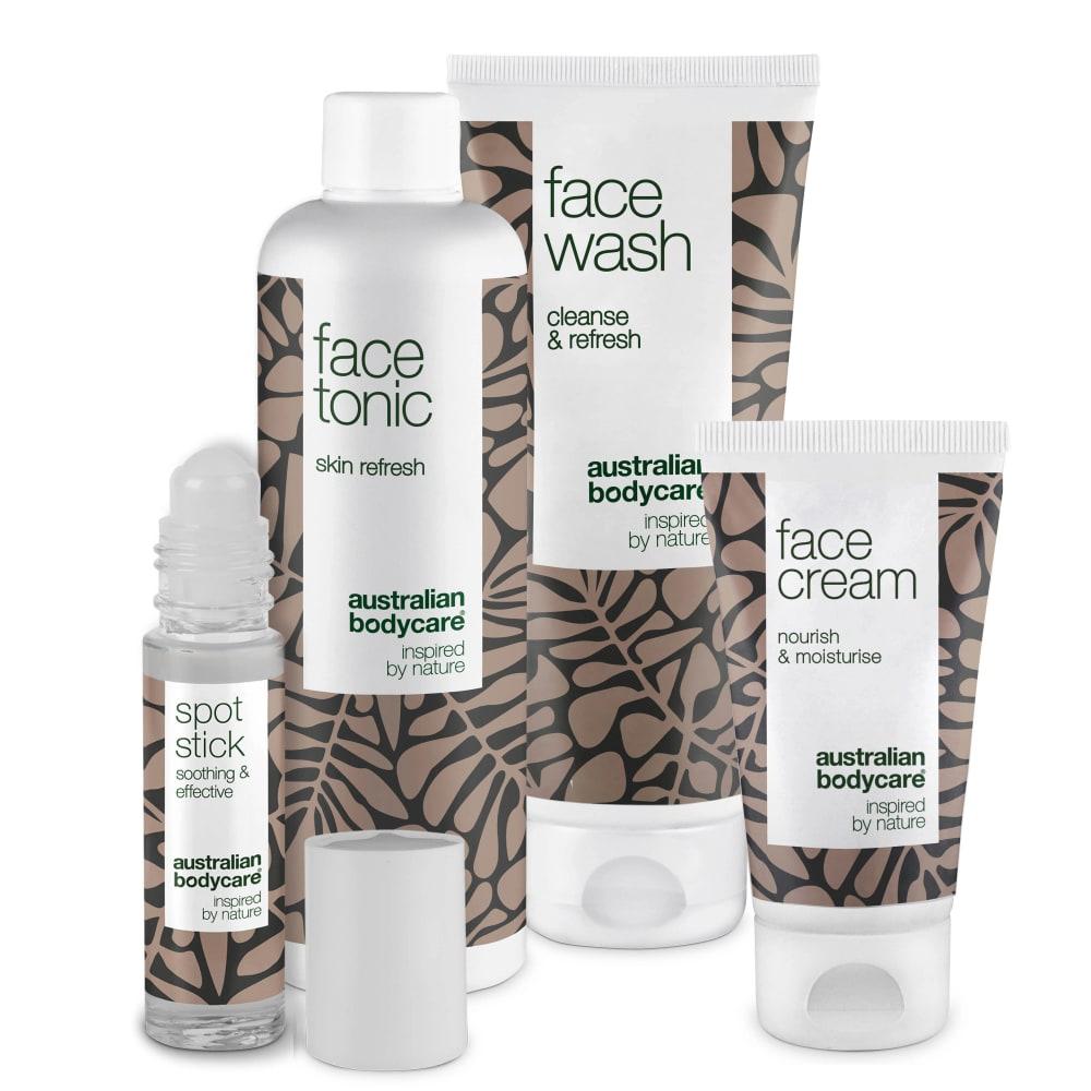 Australian Bodycare Ansigtspakke 4 renseprodukter produktbillede