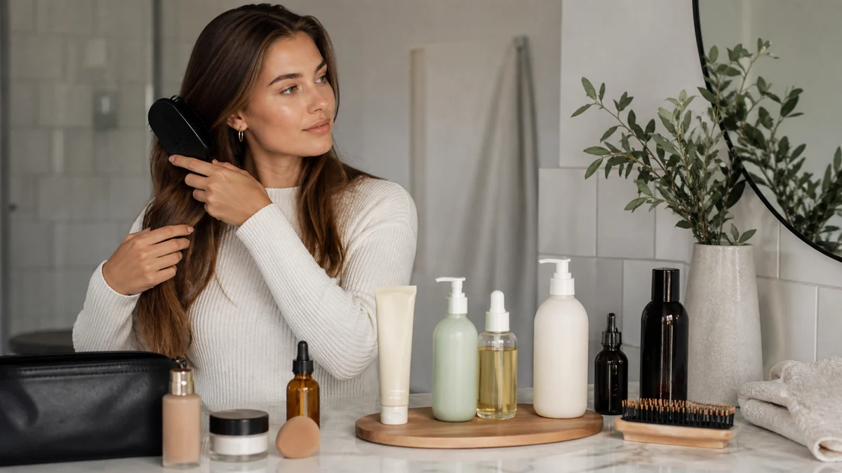 Editorial feature image til Beautyvalg.dk guide om hårtab produkter