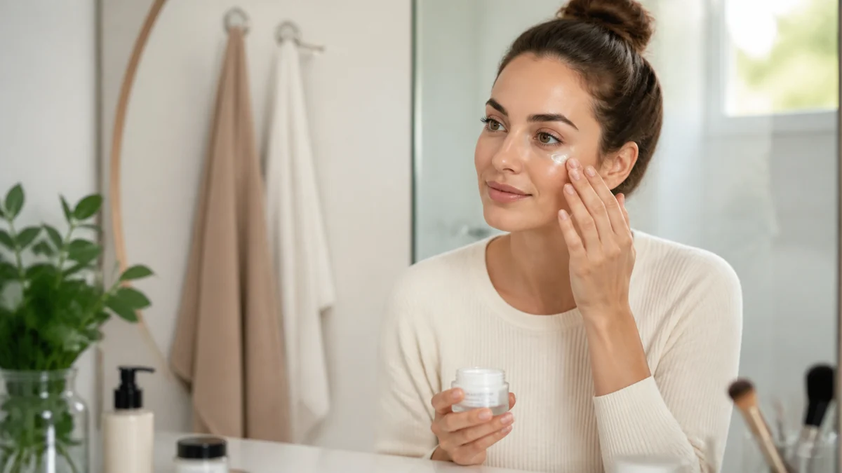 Editorial feature image til Beautyvalg.dk guide om øjencreme